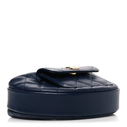 Quilted Caviar Hobo Bag