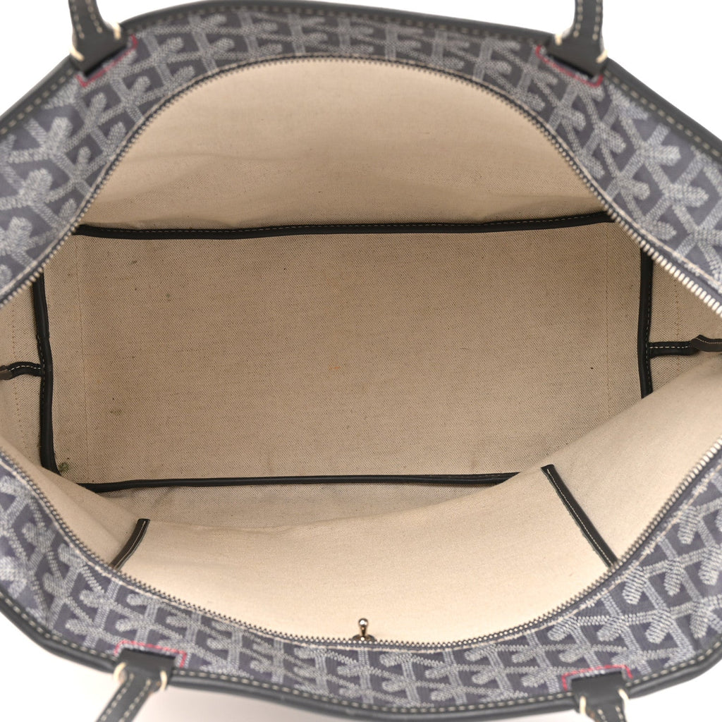 Goyard Goyardine Artois Tote Bag MM Grey
