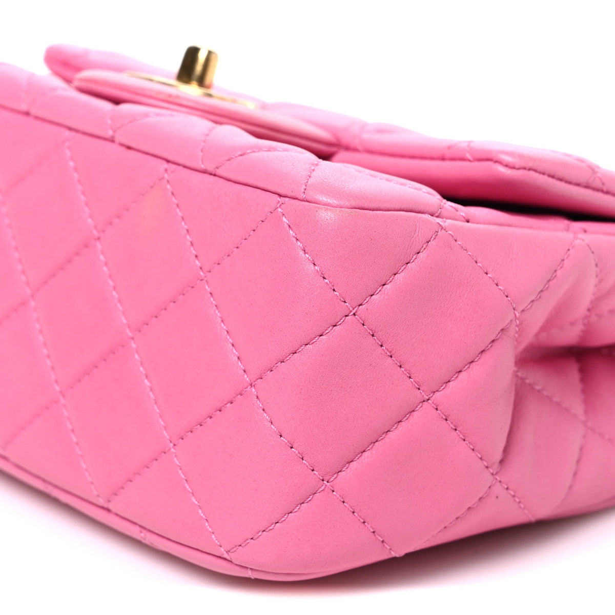 Mini Quilted Lambskin Flap Shoulder Bag