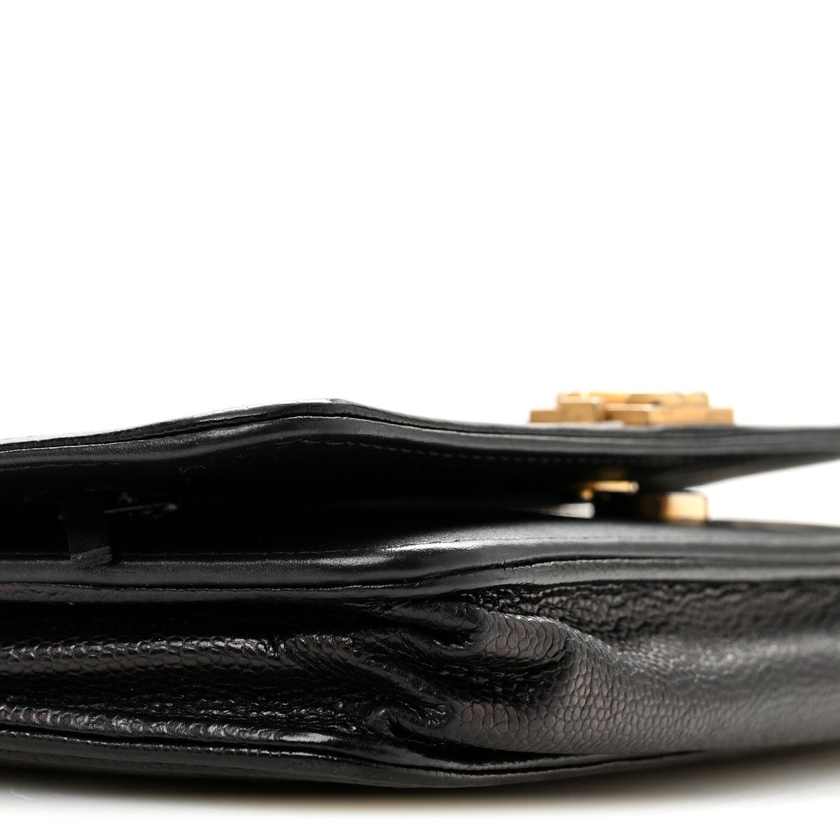 Quilted Caviar Wallet Bag