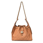 Chanel Caviar Quilted Small Chanel 25 Handbag Brown