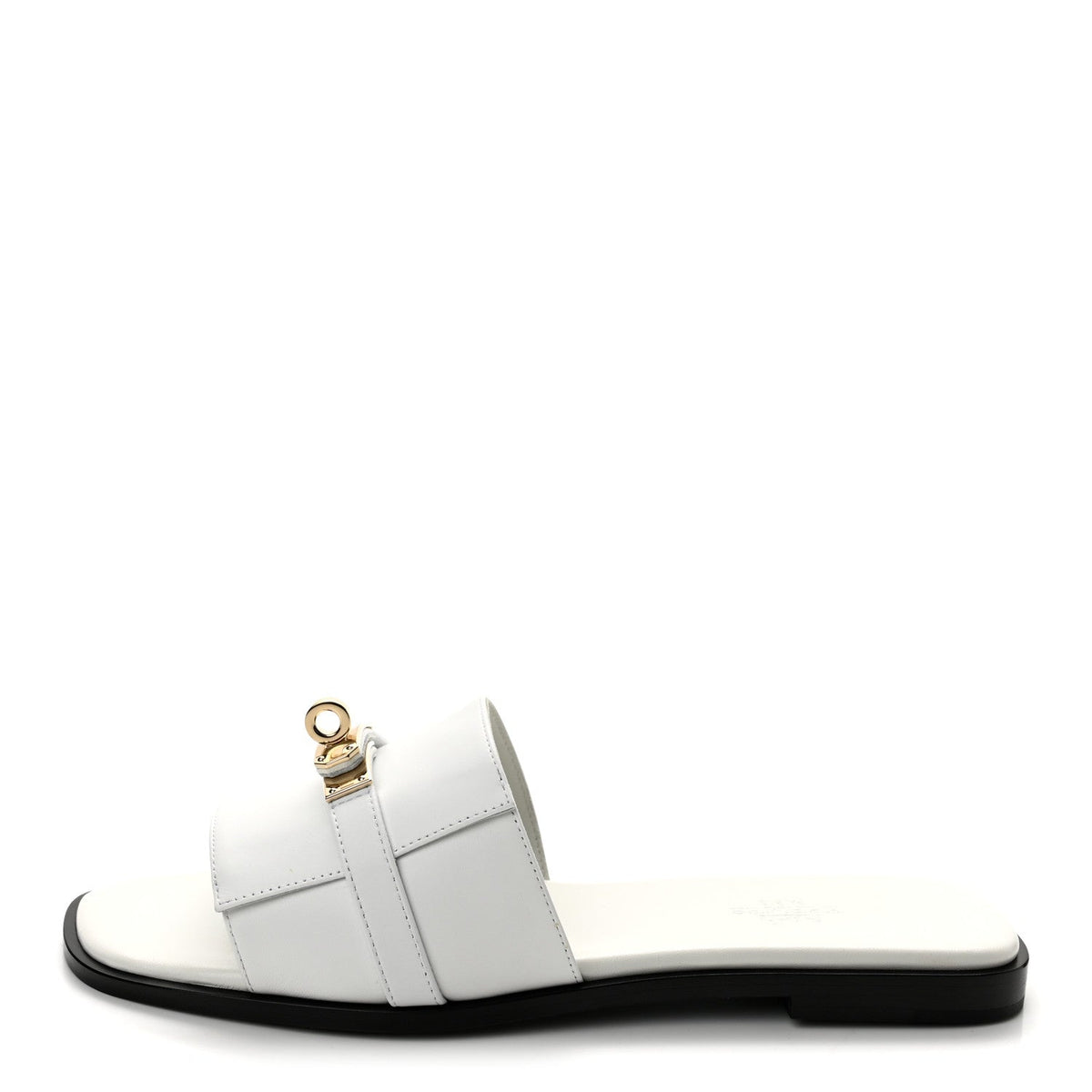 Calfskin Giulia Sandals White