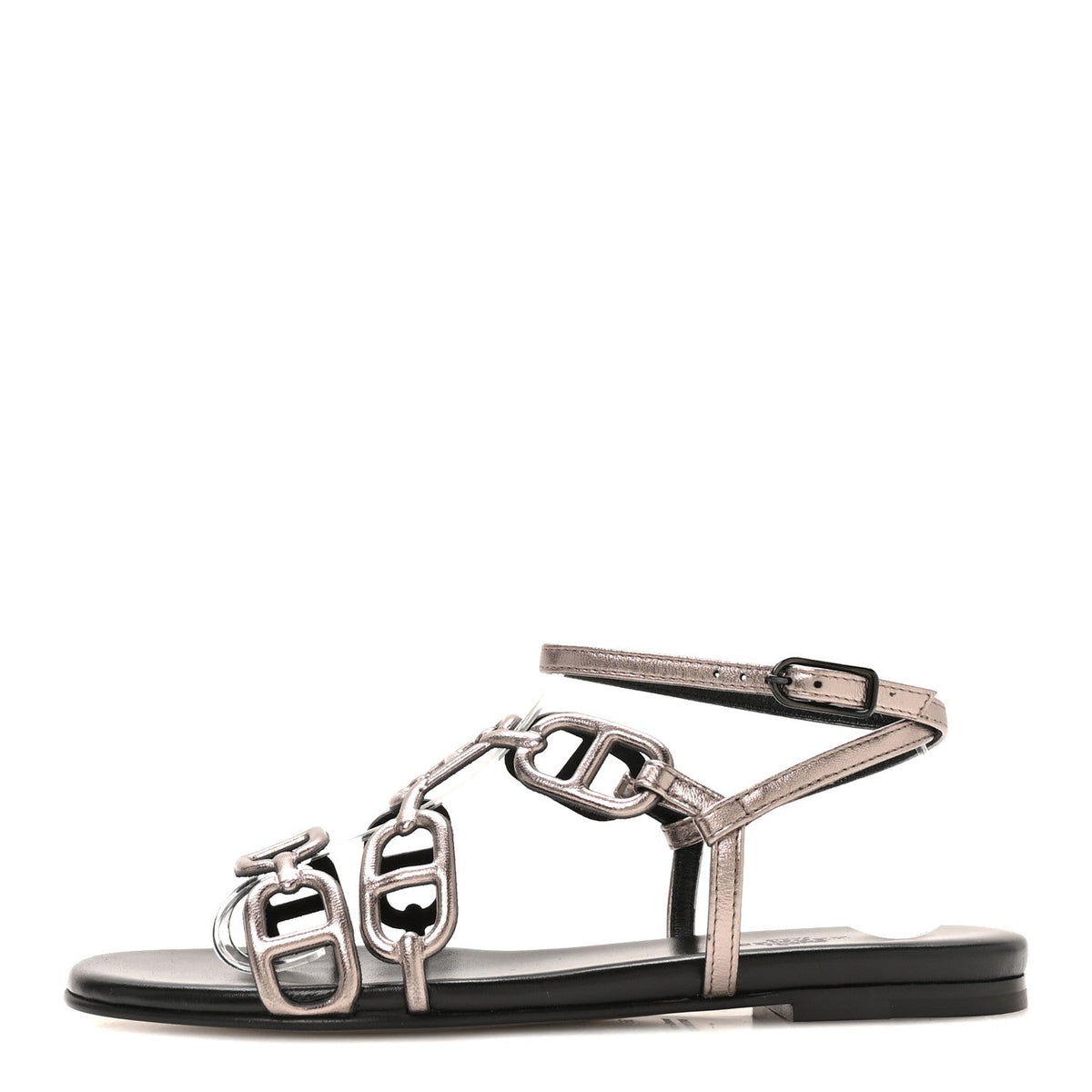 Metallic Nappa Naos Sandals Champange