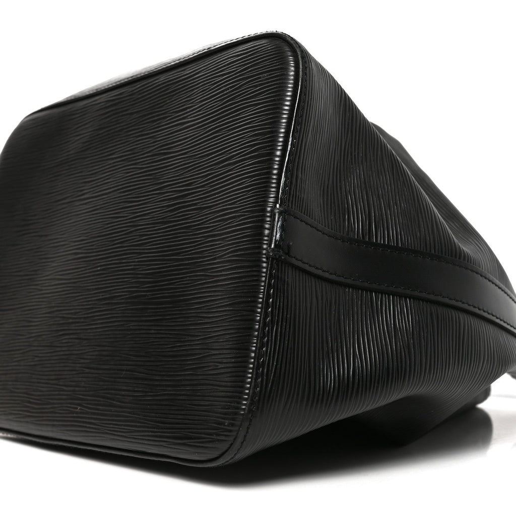 Louis Vuitton Epi Petit Noe Shoulder Bag Black