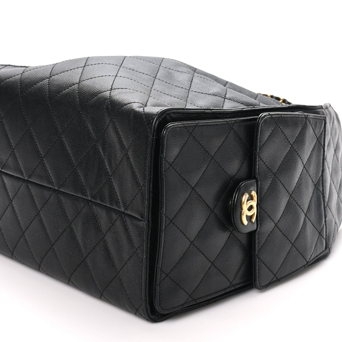 Medium Quilted Caviar Handbag