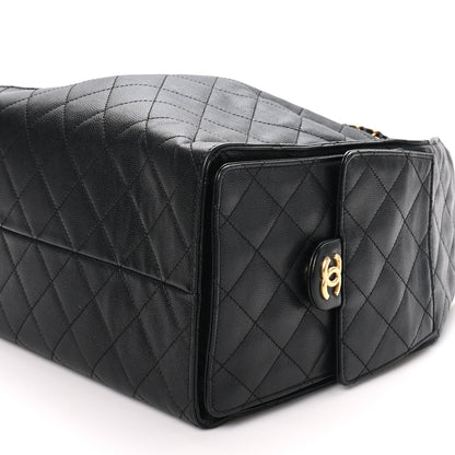 Medium Quilted Caviar Handbag