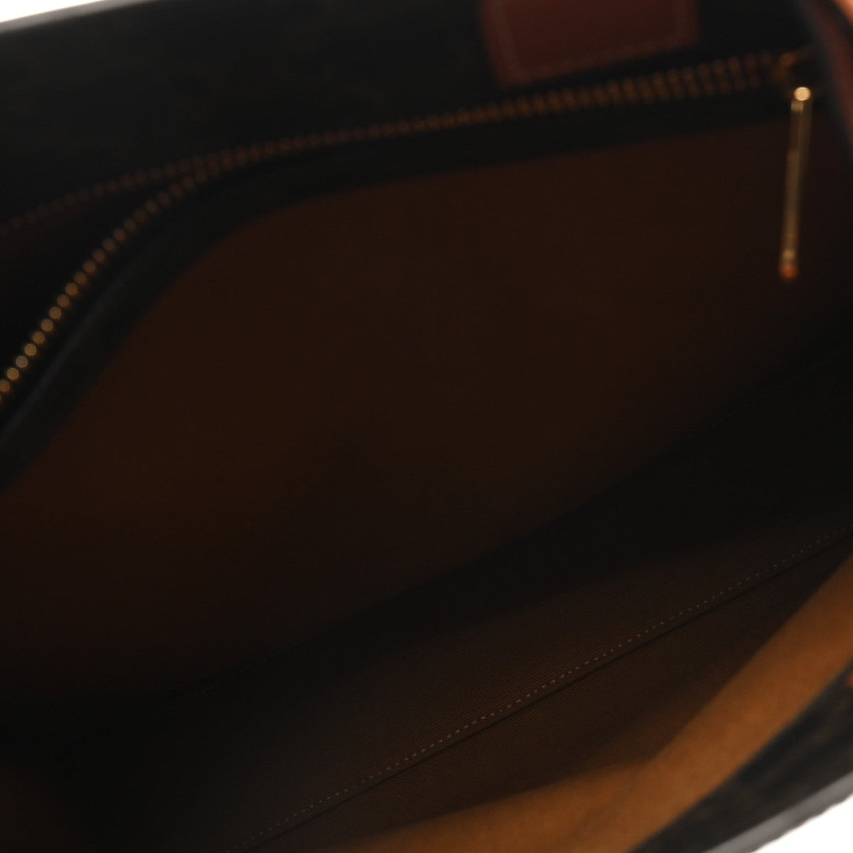 Small Calfskin Canvas Handbag