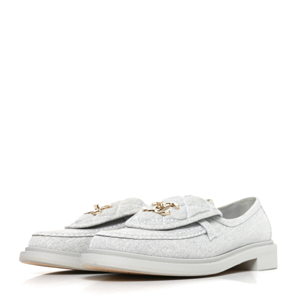 Chanel Denim CC Turnlock Women's Shoes