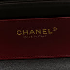 Chanel Shiny Caviar Preppy Coco Small Bowling Bag Black