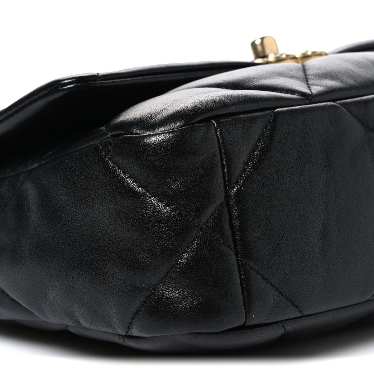 Medium Quilted Lambskin Flap Shoulder Bag