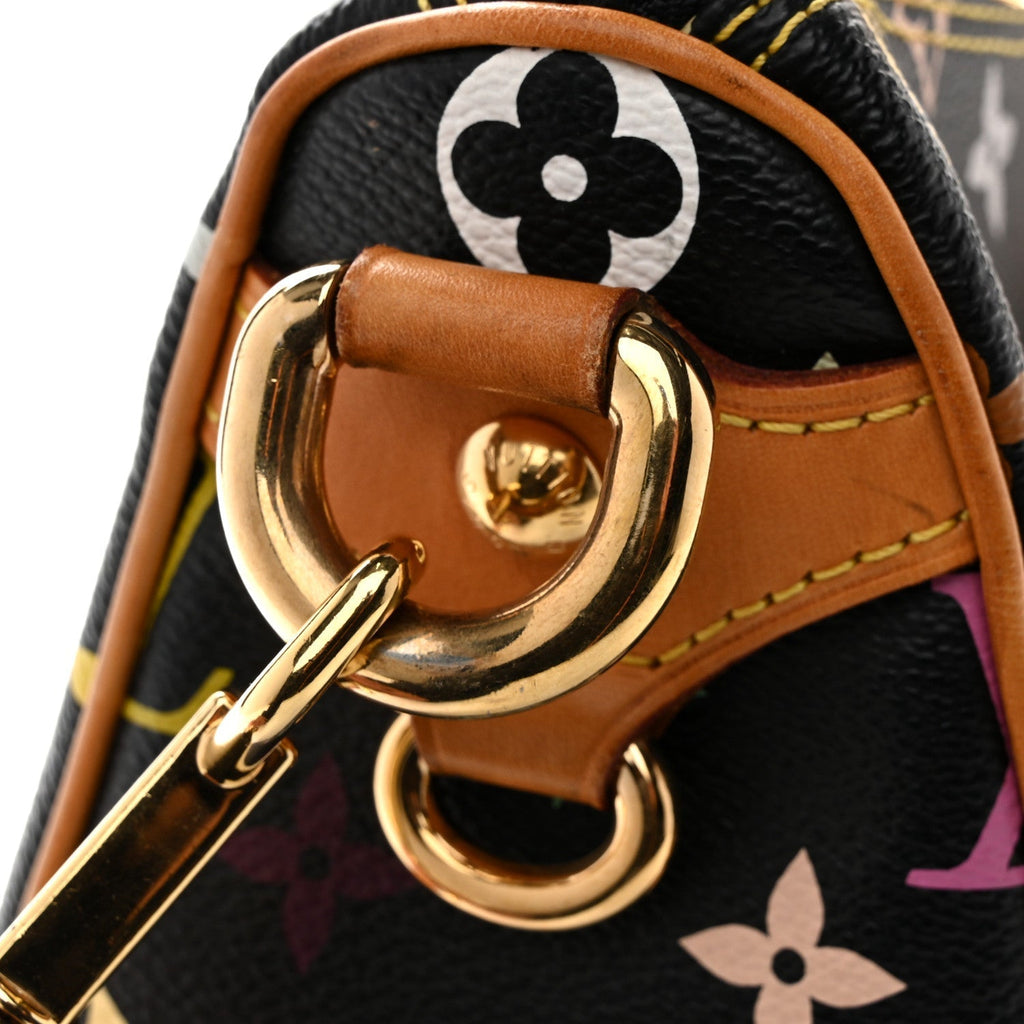 Louis Vuitton Monogram Multicolor Rita Shoulder Bag Black