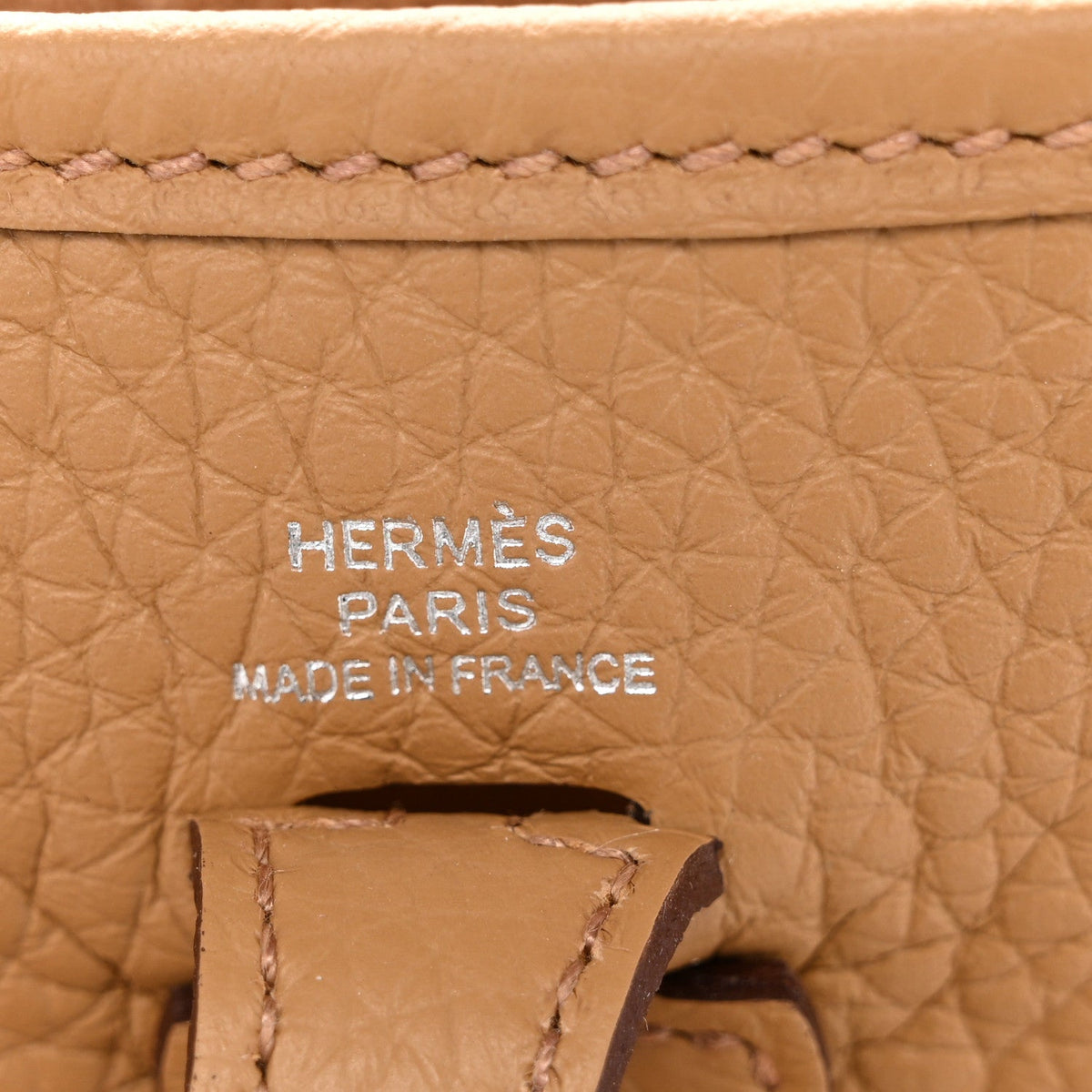 Taurillon Clemence Evelyne Tpm Chai Handbag