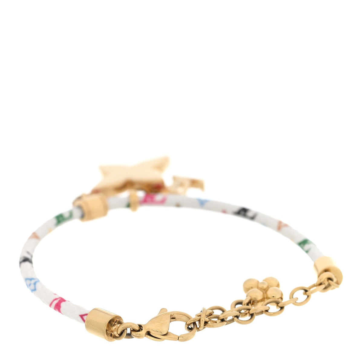 LV X TM Monogram Multicolor Charms Bracelet White