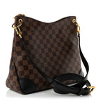 Louis Vuitton Damier Ebene Odeon MM Bag Black