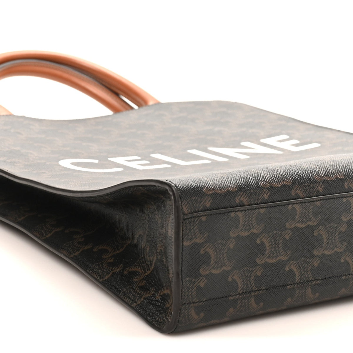 Small Calfskin Canvas Handbag