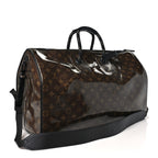 Louis Vuitton Monogram Glaze Keepall Bandouliere 50 Brown