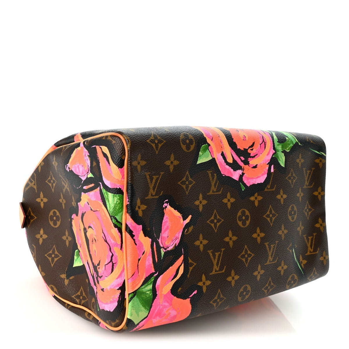 Louis Vuitton Monogram Roses Speedy 30 Brown