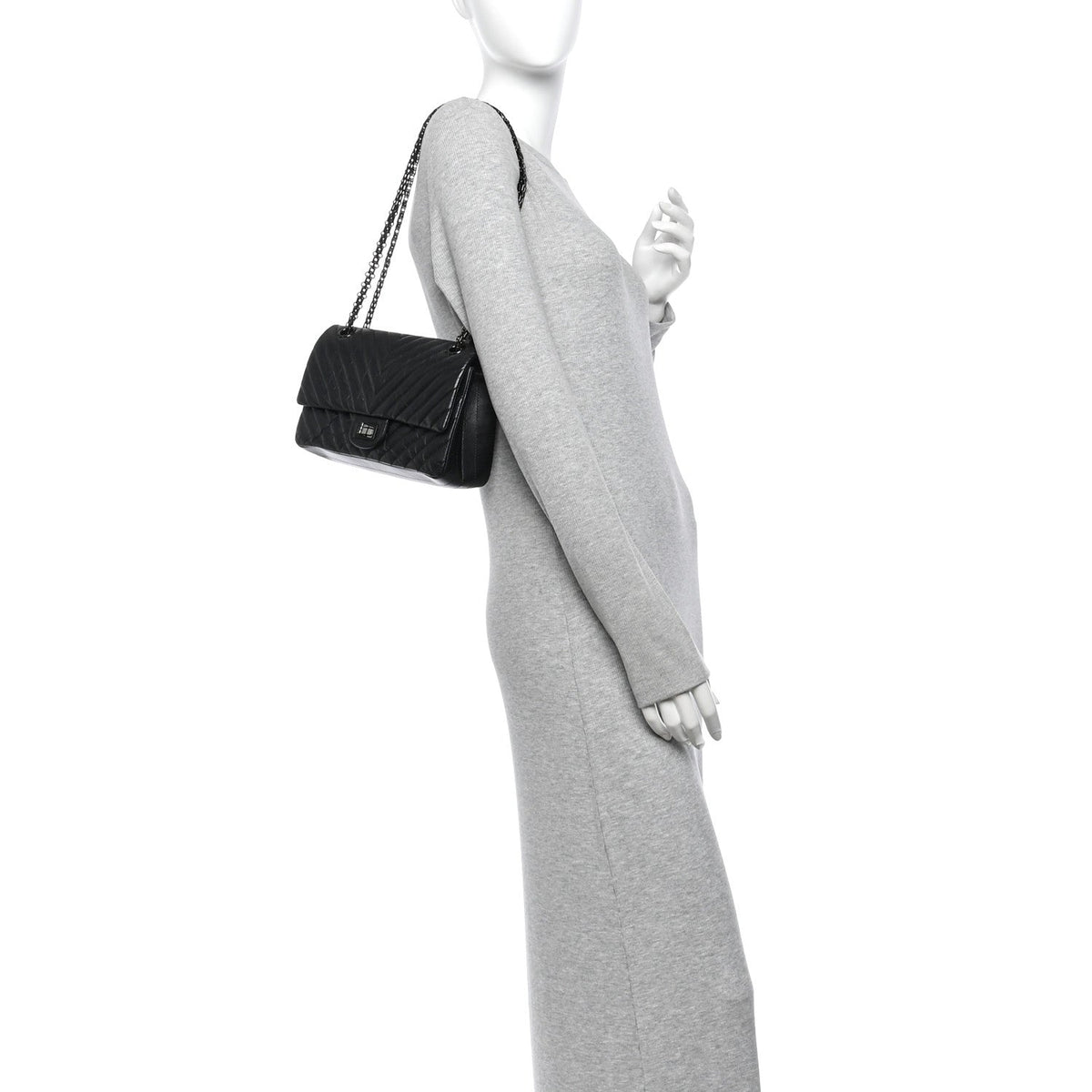Quilted Calfskin Flap Shoulder Bag