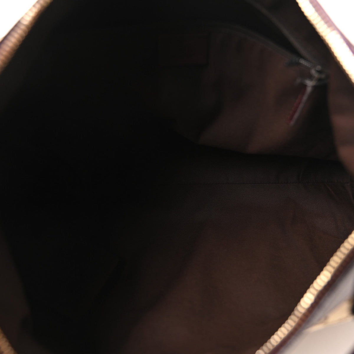 Gucci Metallic Monogram Large D Gold Hobo Purple