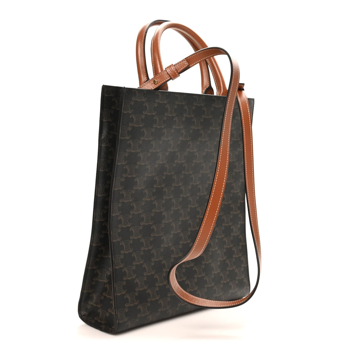 Small Calfskin Canvas Handbag