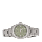 Rolex Stainless Steel 31mm Oyster Perpetual Watch Pistachio 277200
