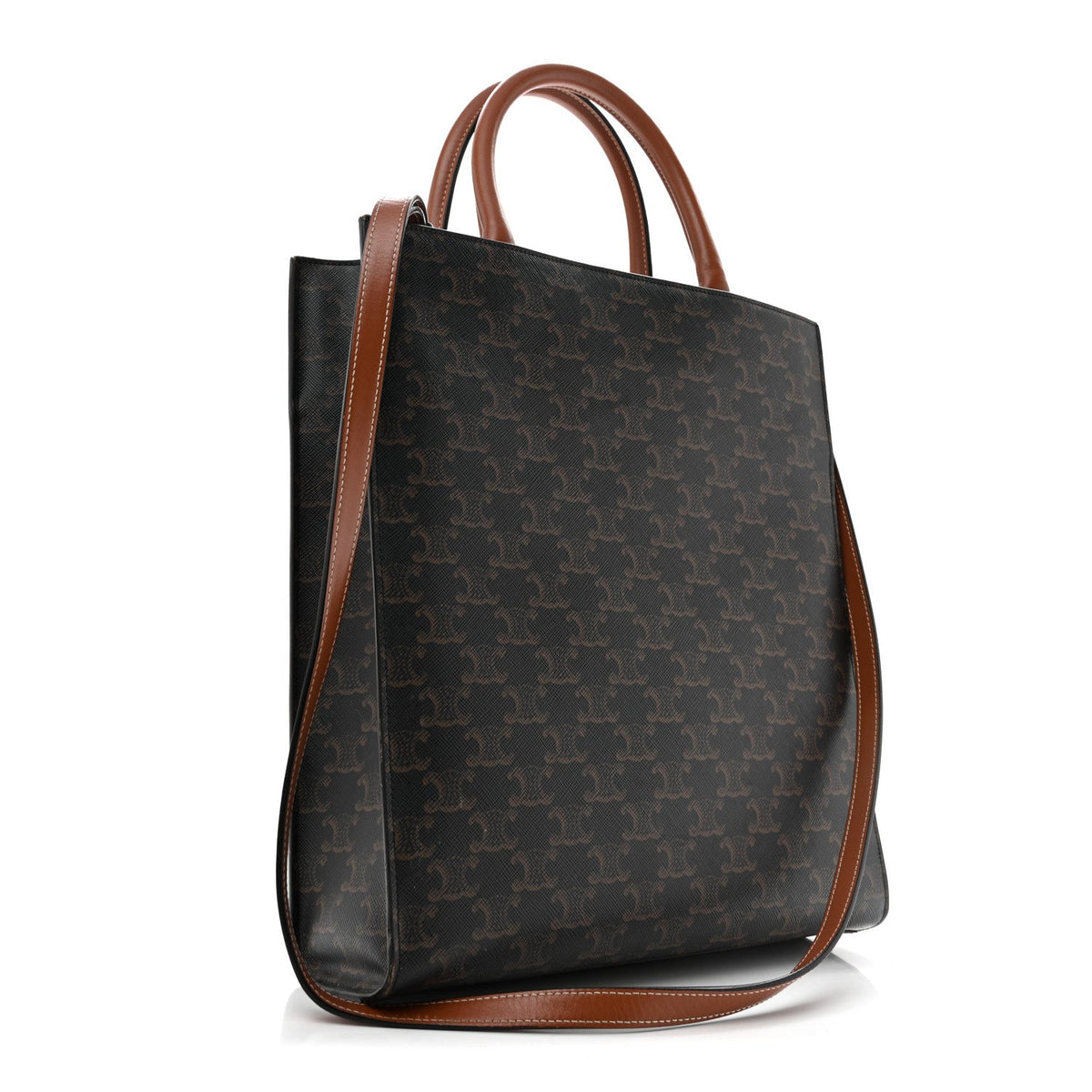 Small Calfskin Canvas Handbag