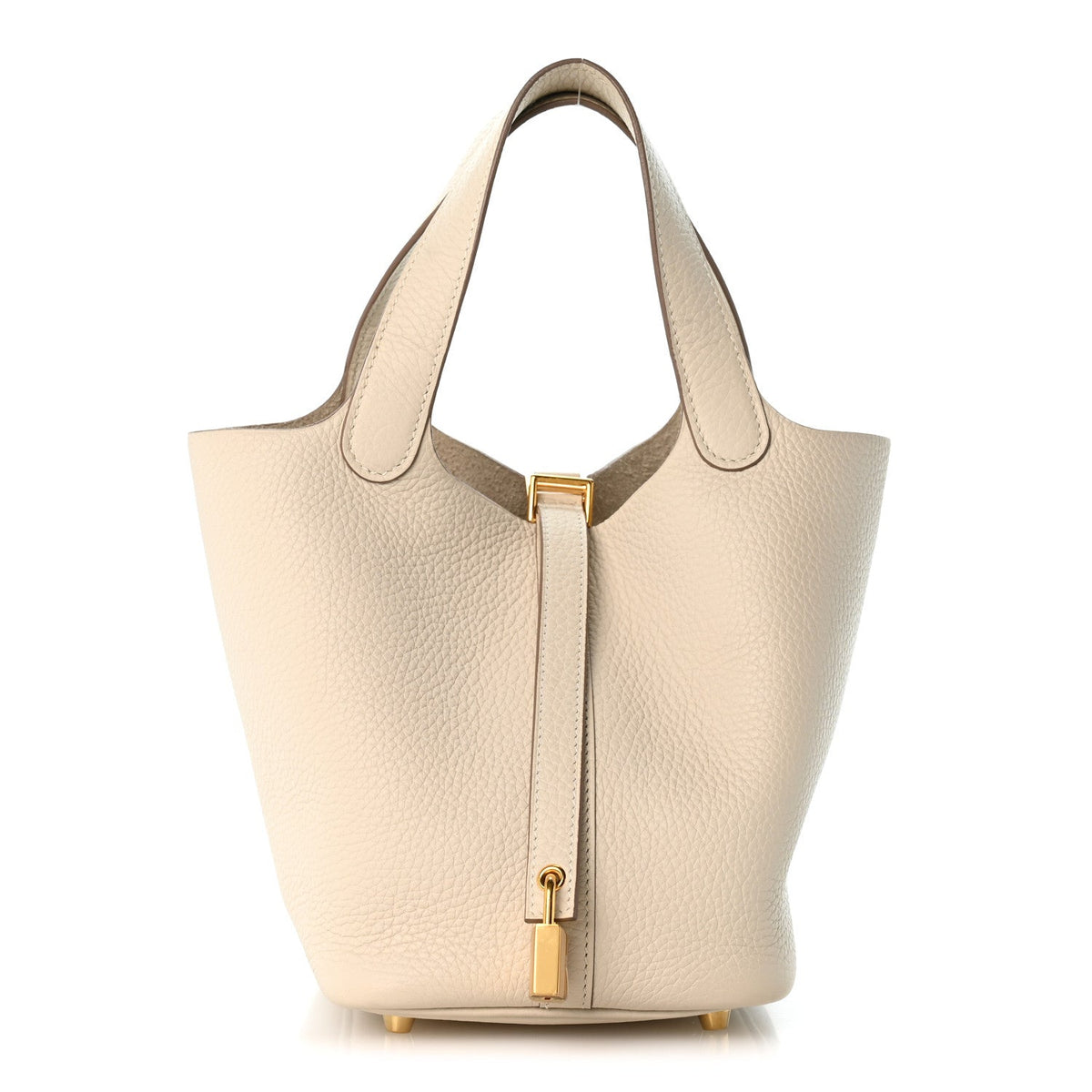 Taurillon Clemence Picotin Lock 18 Pm Cr Handbag