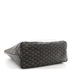 Goyard Goyardine Saint Louis PM Tote Bag Black Gold