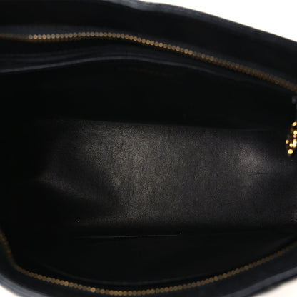 Quilted Caviar Tote Bag