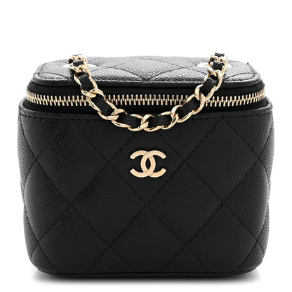 Mini Quilted Caviar Handbag