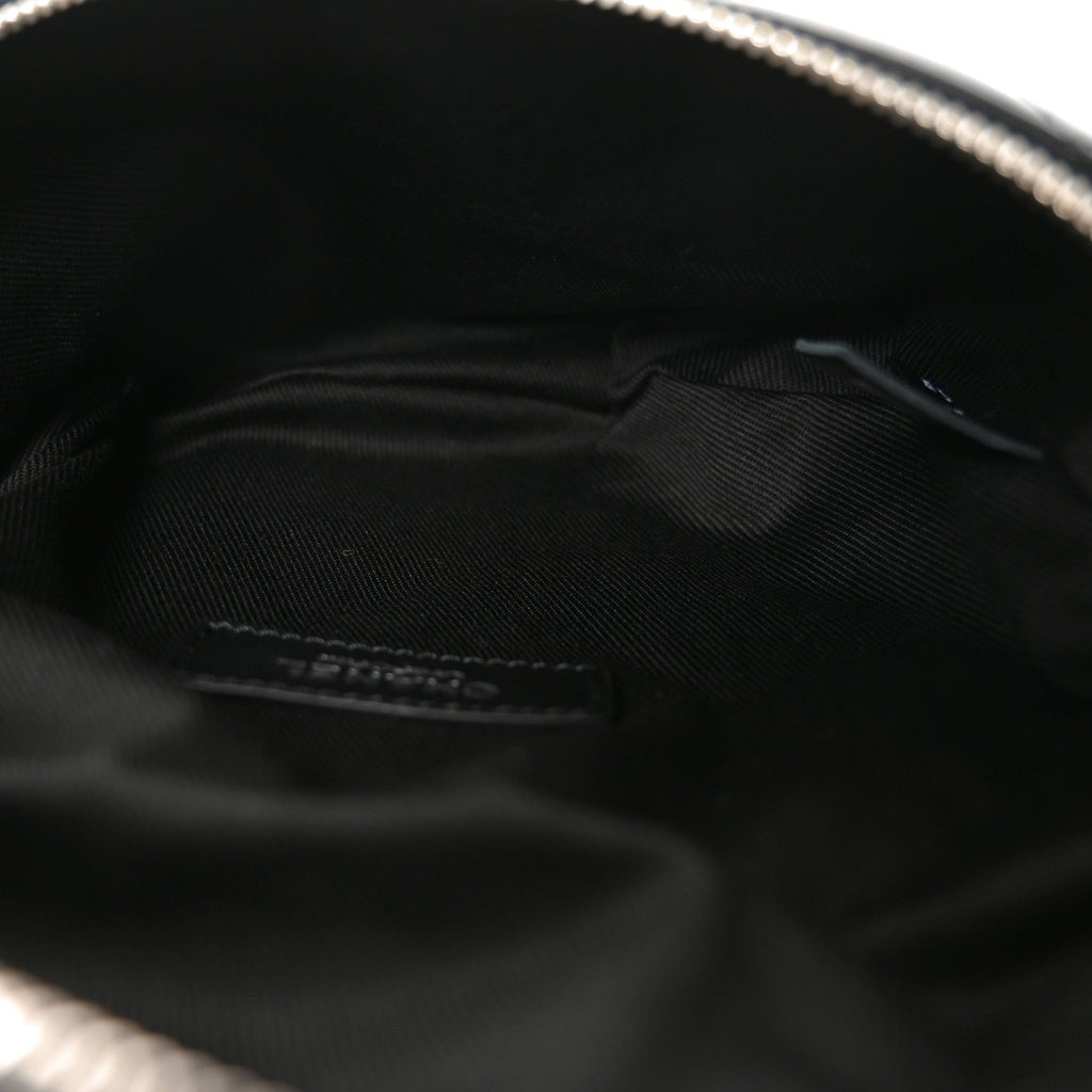 Chanel Calfskin Quilted Waist Belt Bag Black