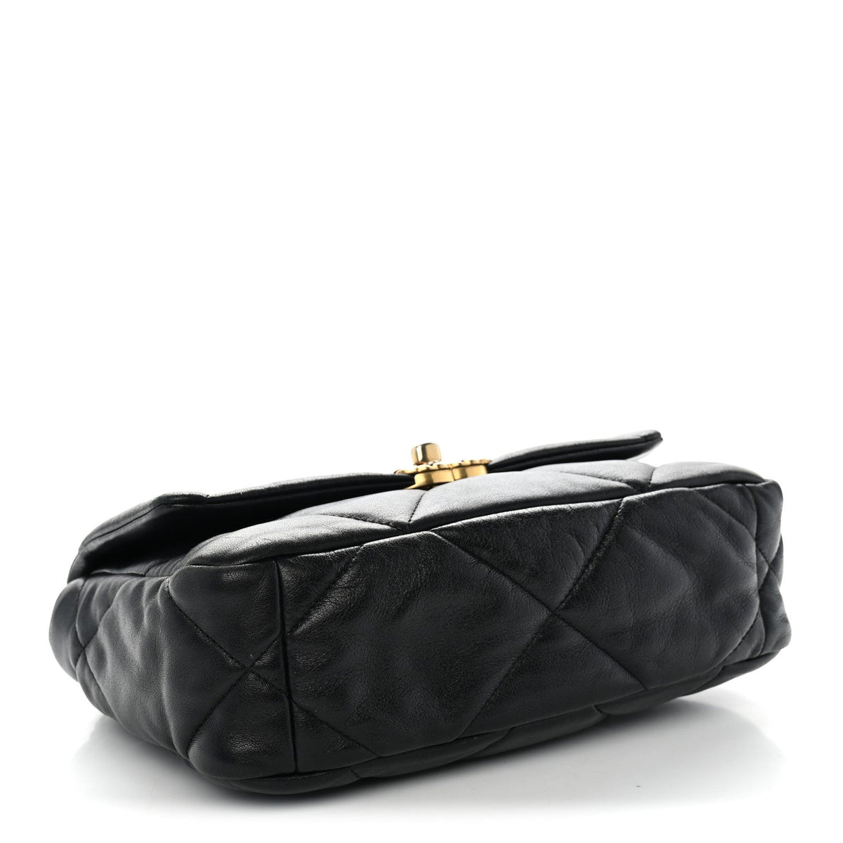 Medium Quilted Goatskin Flap Shoulder Bag