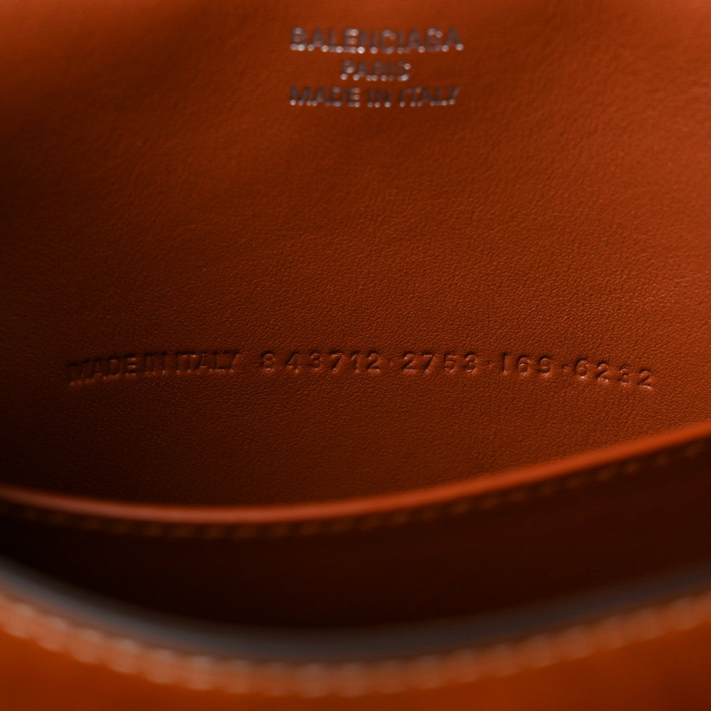 Balenciaga Lambskin Mini Rodeo Top Handle Bag Tan Cowboy