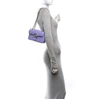 Gucci Lambskin Matelasse Small GG Marmont Shoulder Bag Lapis