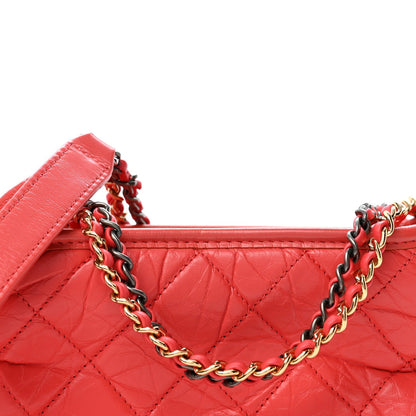 Small Quilted Calfskin Hobo Bag