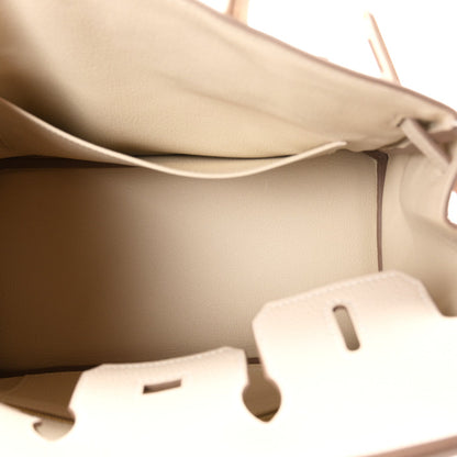 Togo Birkin 25 Craie Handbag