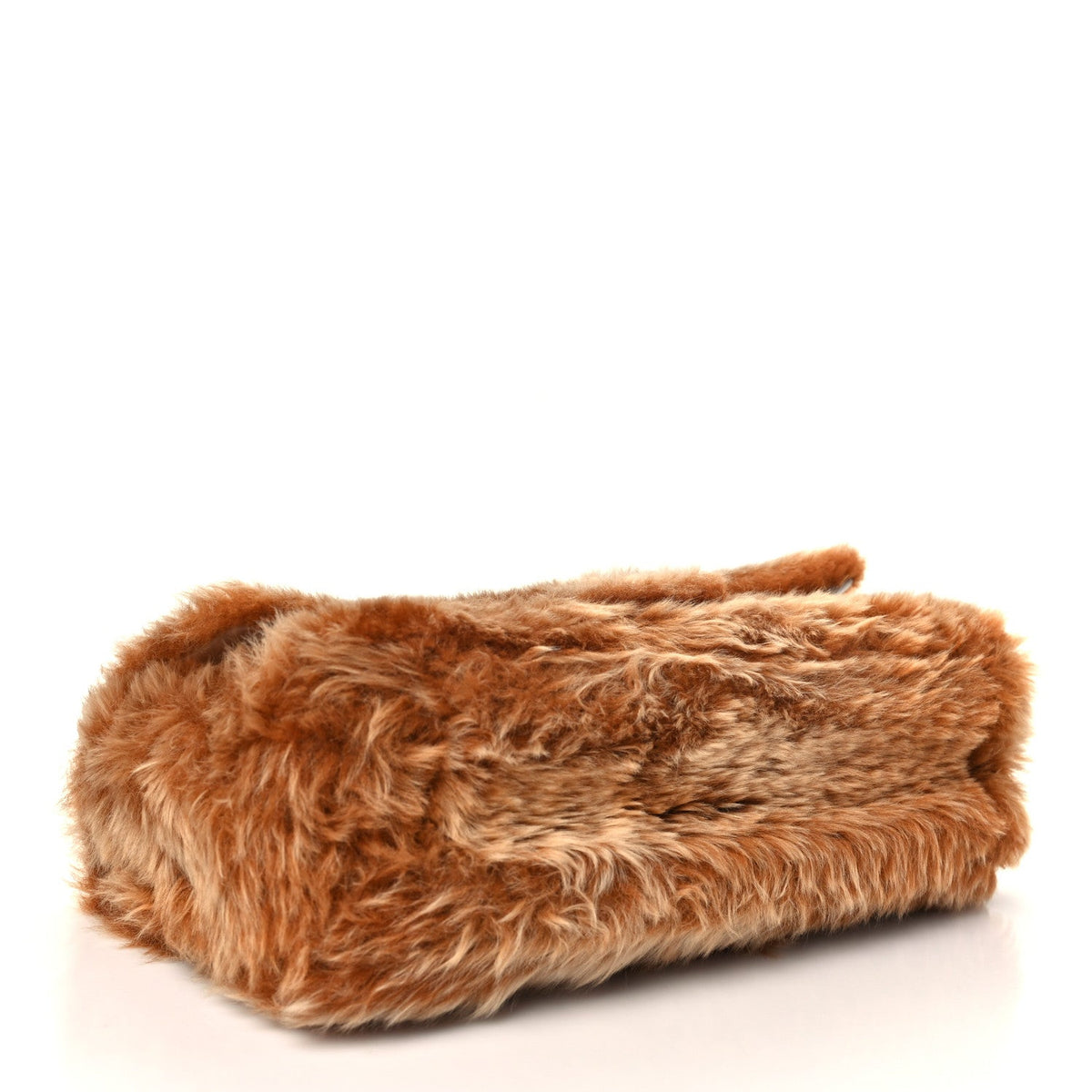 Chanel Shearling Lambskin Small Souplissimo Maxi Flap Brown