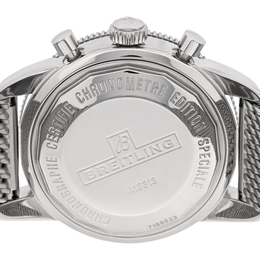 Breitling Stainless Steel 44mm Superocean Heritage Watch Black A13313