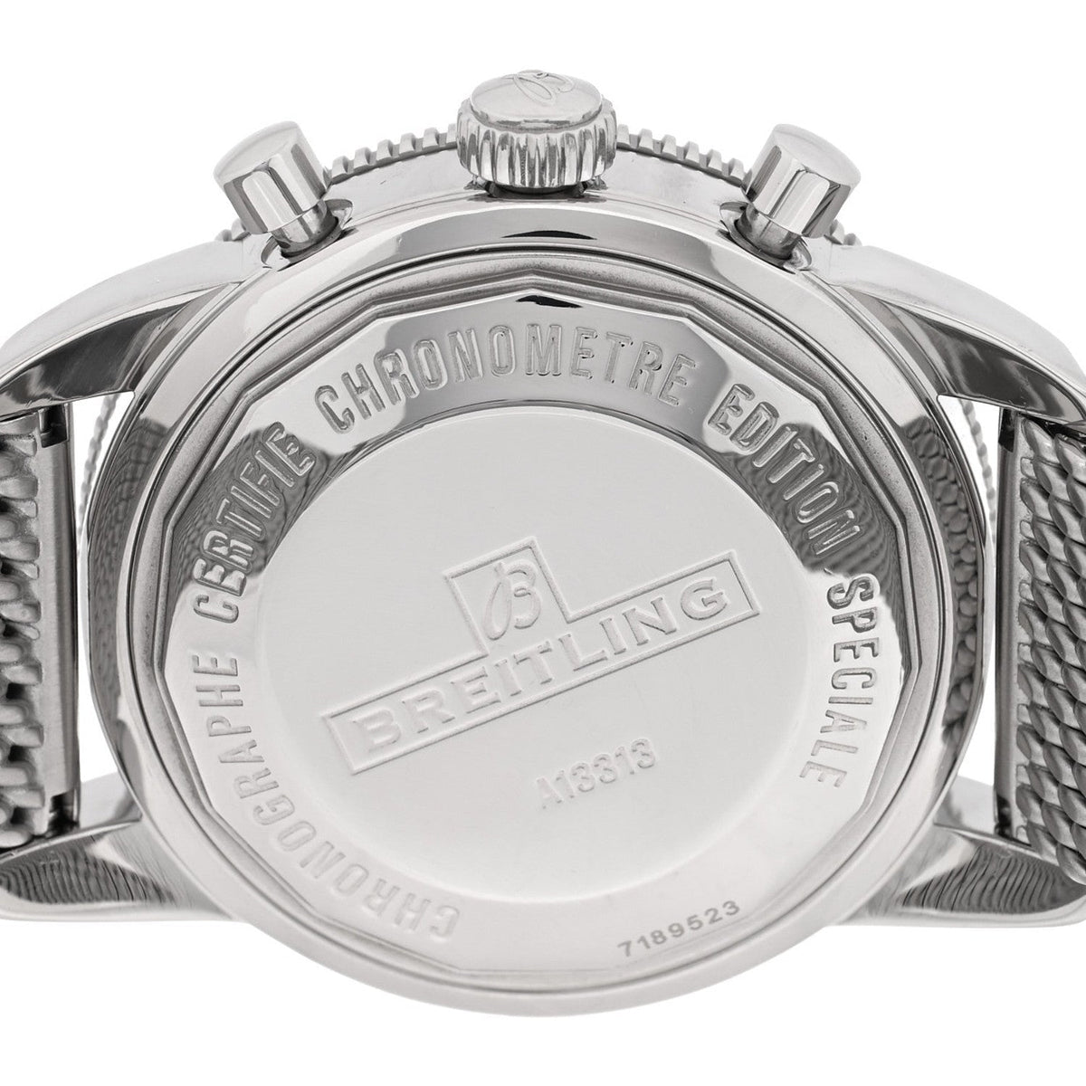 Breitling Stainless Steel 44mm Superocean Heritage Watch Black A13313