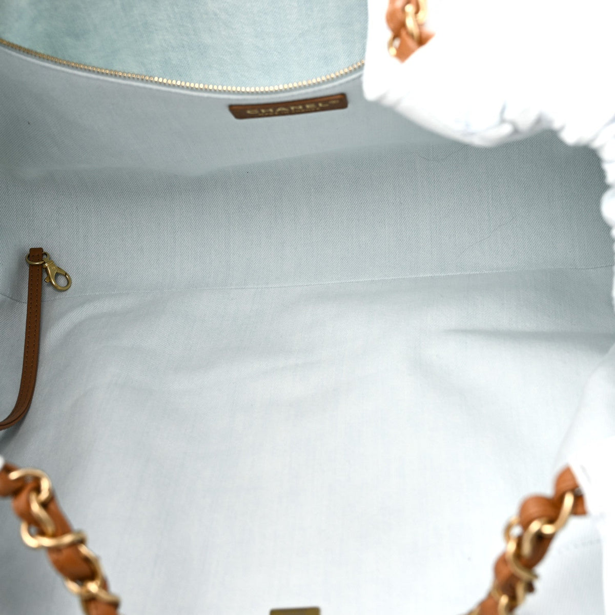 Small Quilted Calfskin Tote Bag