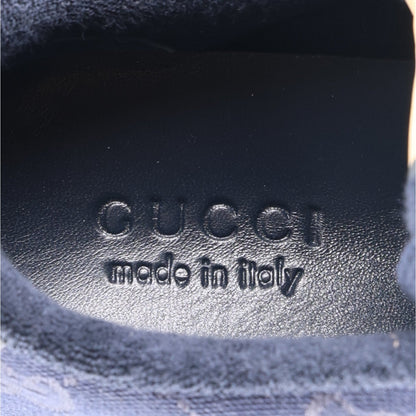 Gucci Canvas GG Web Men's Screener Sneakers 8 Burgundy Navy
