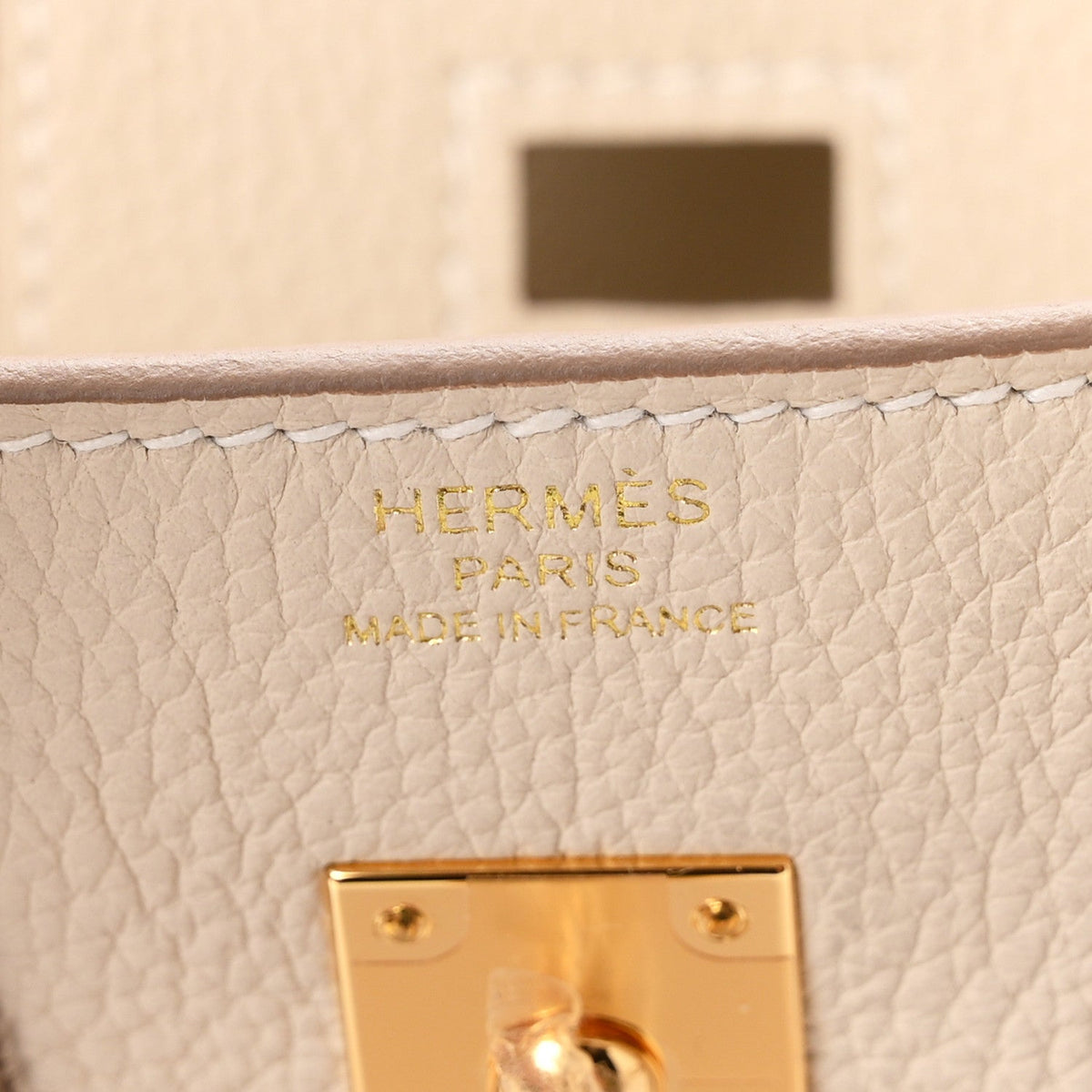 Togo Birkin 25 Craie Handbag