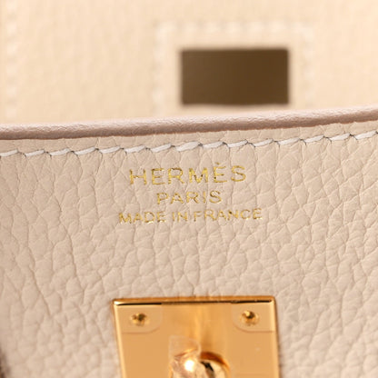 Togo Birkin 25 Craie Handbag