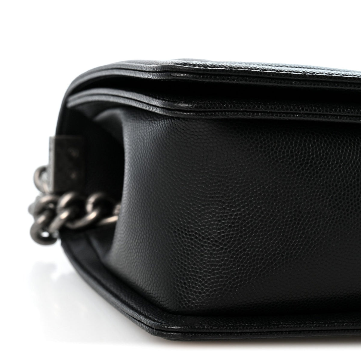 Medium Quilted Caviar Flap Shoulder Bag