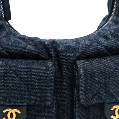 Maxi Quilted Hobo Bag
