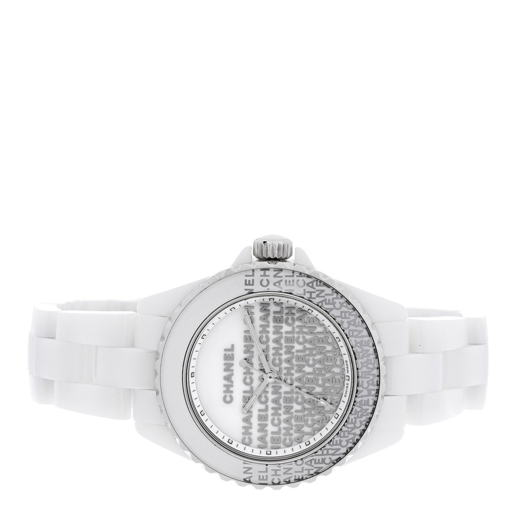 Chanel Stainless Steel Ceramic 33mm J12 Wanted de Chanel Watch White