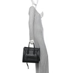 Celine Supple Calfskin Medium Phantom Luggage Black