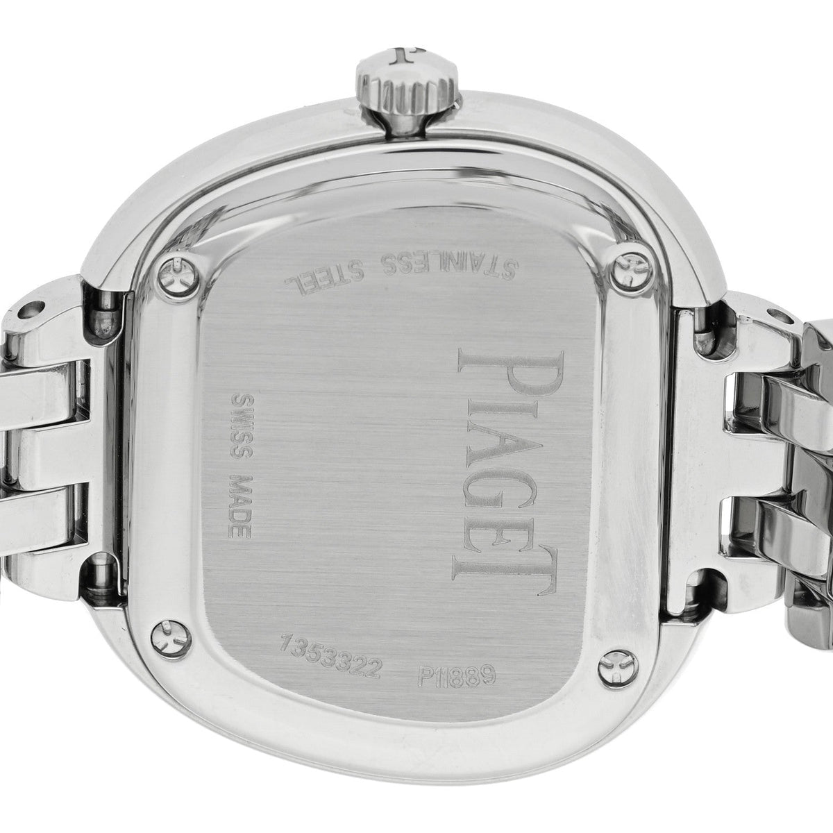 Piaget Stainless Steel Diamond 29mm Sixtie Quartz Watch