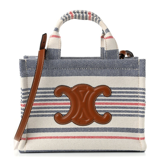 Small Calfskin Canvas Handbag