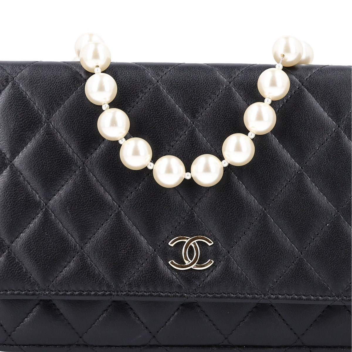 Quilted Lambskin Wallet Bag